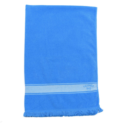 Hermes Cotton Terry Yachting Small Beach Towel Bleu Mediterranee 1 of 4