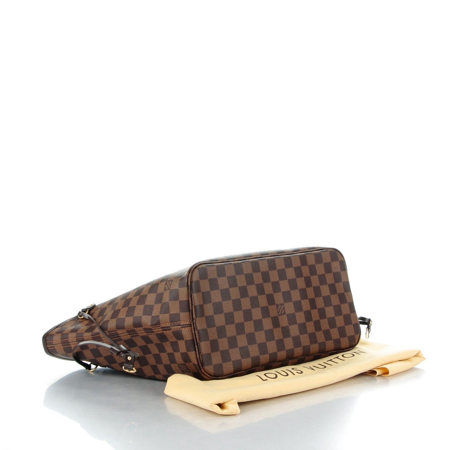 Louis Vuitton Damier Ebene Neo Neverfull MM Rose Ballerine 4 of 9