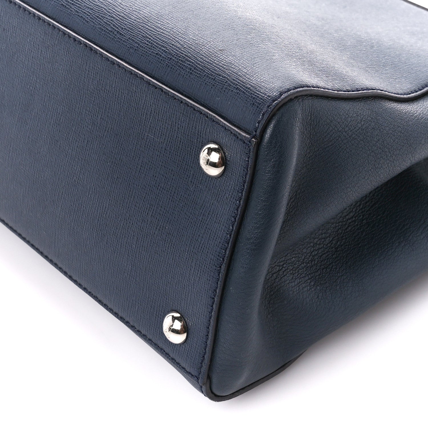 Fendi Vitello Elite Petite 2Jours Tote Lavagna 12 of 12