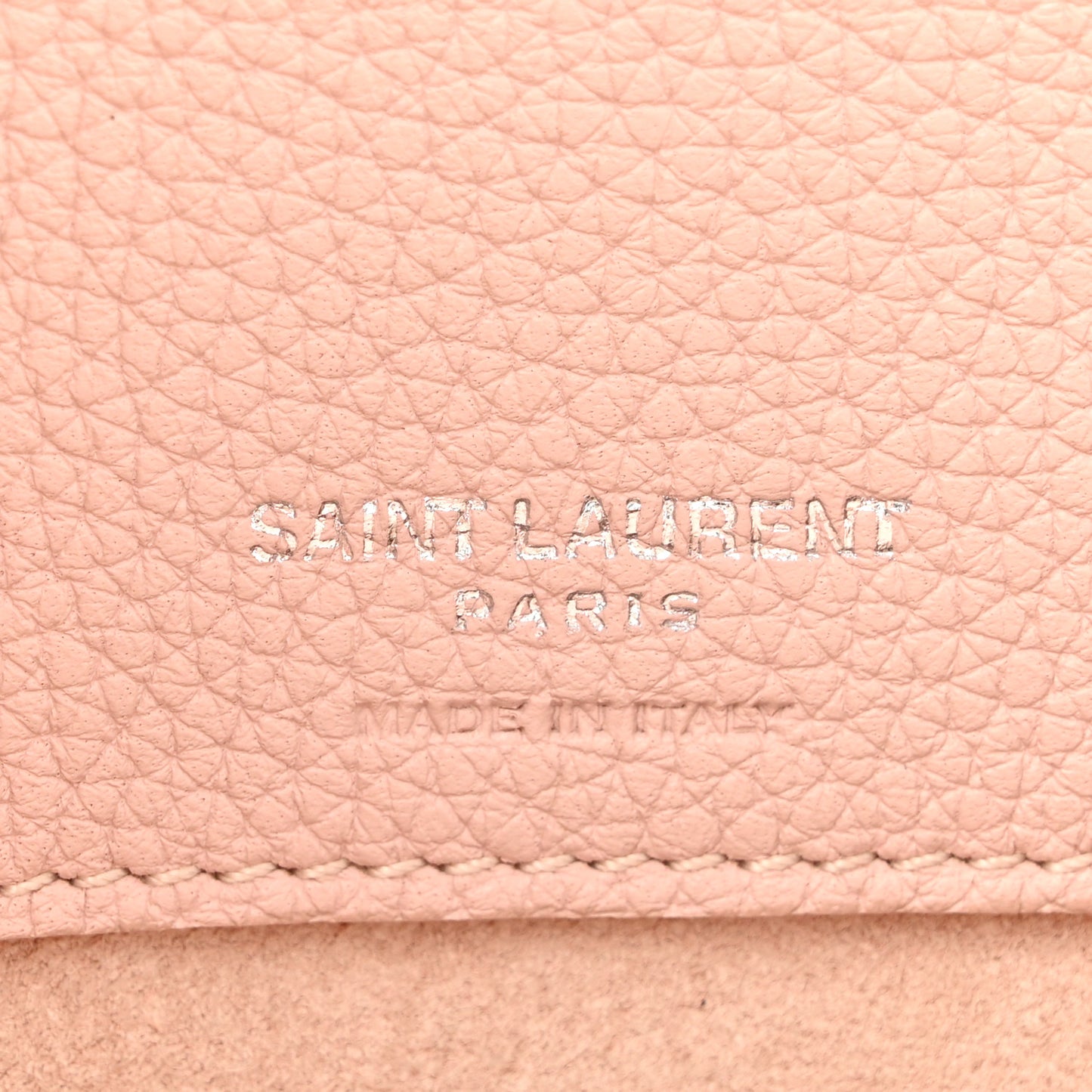 Grained Calfskin Nano Supple Sac De Jour Marble Pink