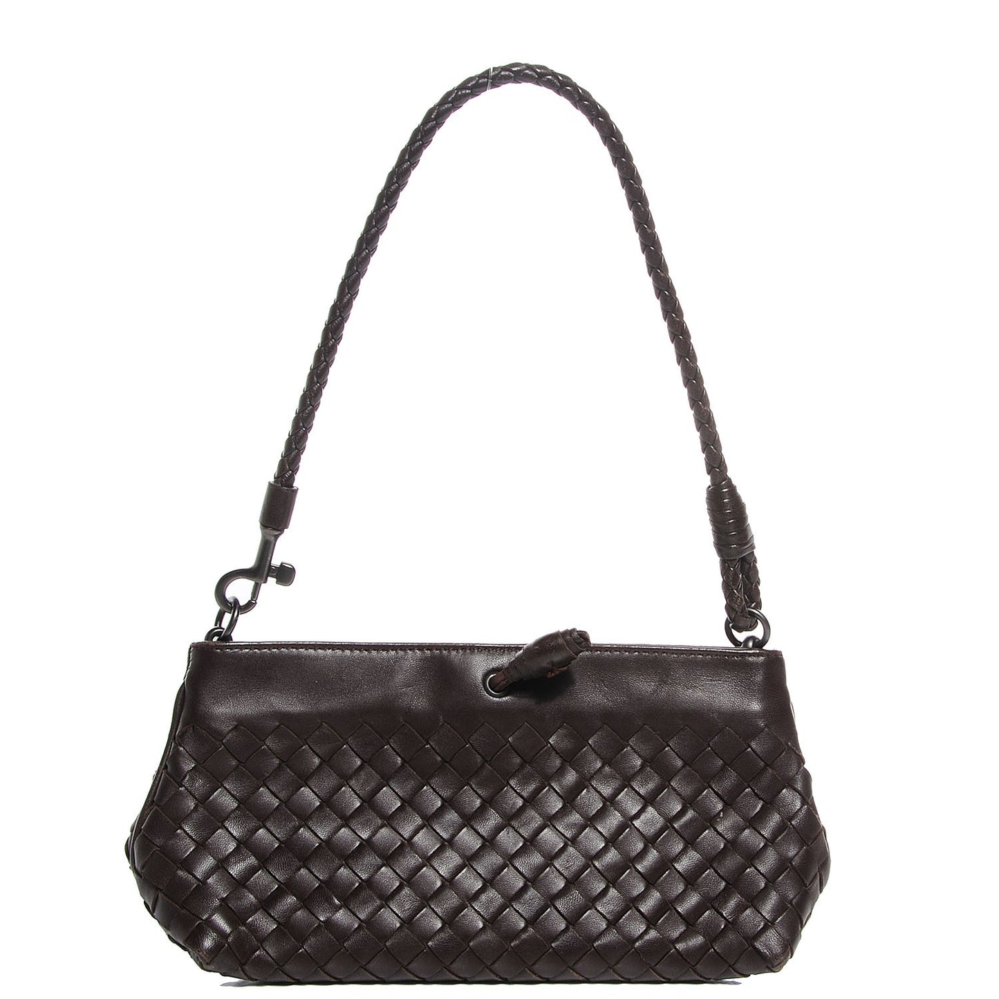 Nappa Intrecciato Baby Bag Ebano