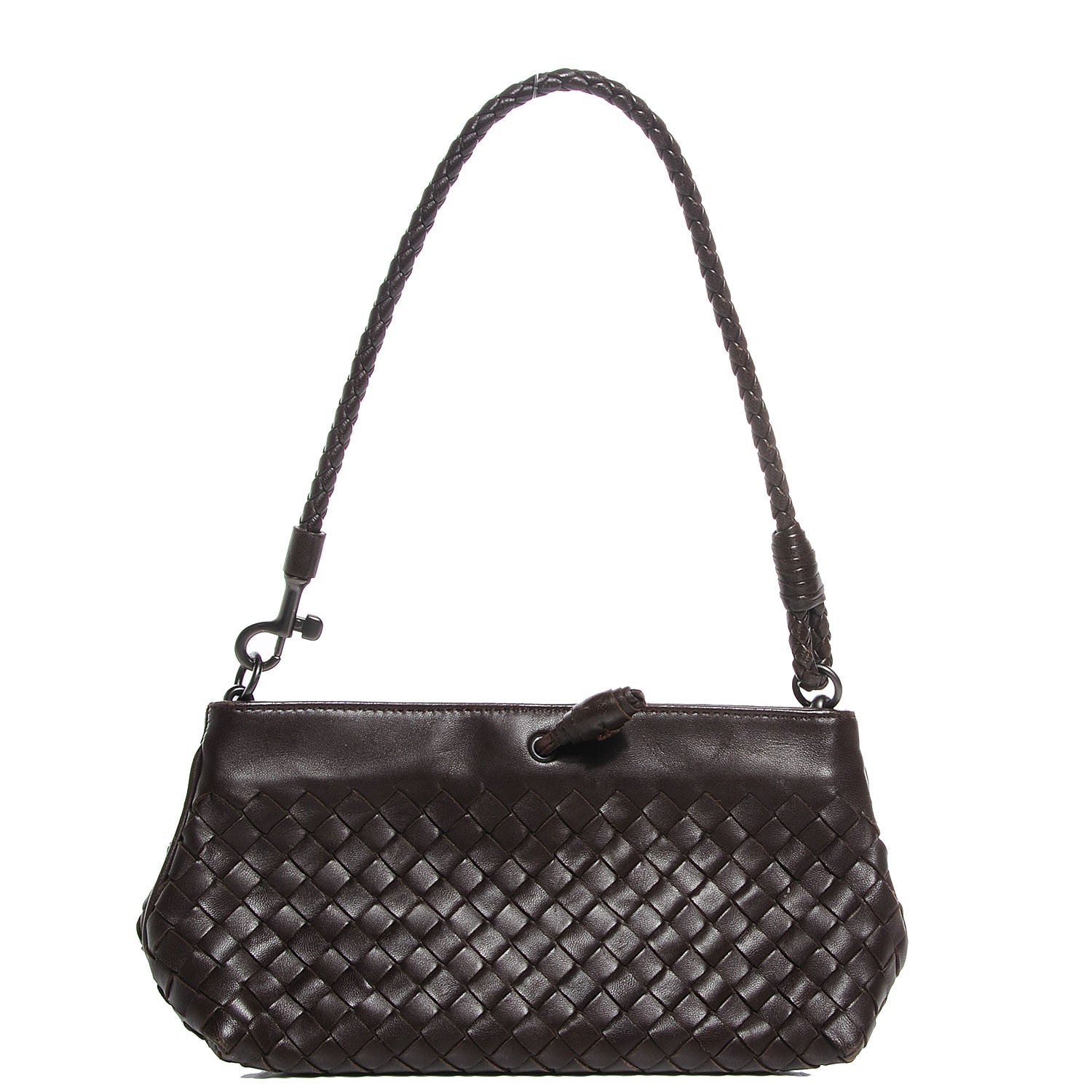 Bottega Veneta Nappa Intrecciato Baby Bag Ebano 1 of 8