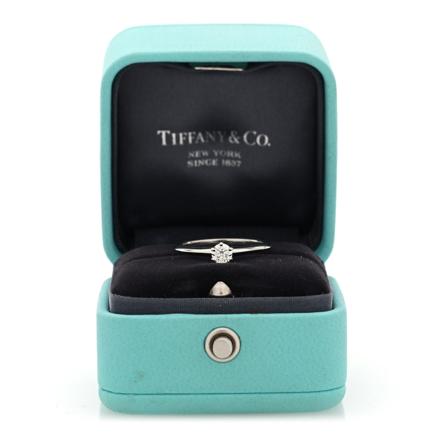 Platinum Diamond .24ct Solitaire Engagement Ring 49 5