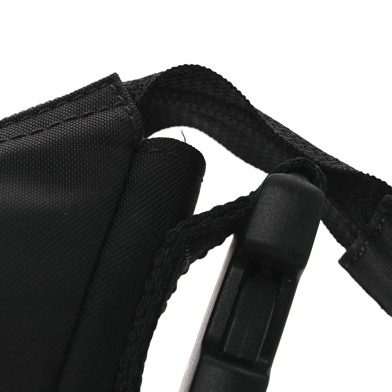 Balenciaga Recycled Sport Nylon Logo Embroidered Wheel Sling Bag Black Pink 12 of 13