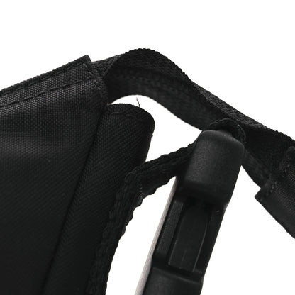 Balenciaga Recycled Sport Nylon Logo Embroidered Wheel Sling Bag Black Pink 12 of 13