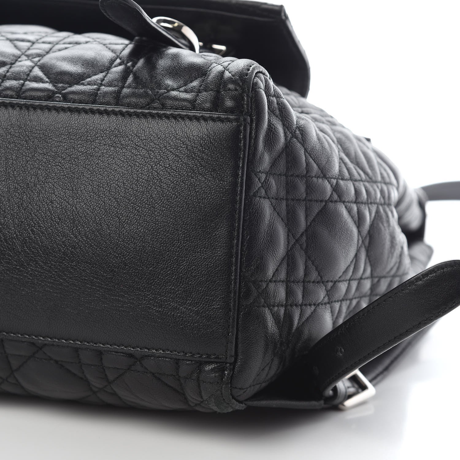 Christian Dior Lambskin Cannage Large Stardust Backpack Black 8 of 8