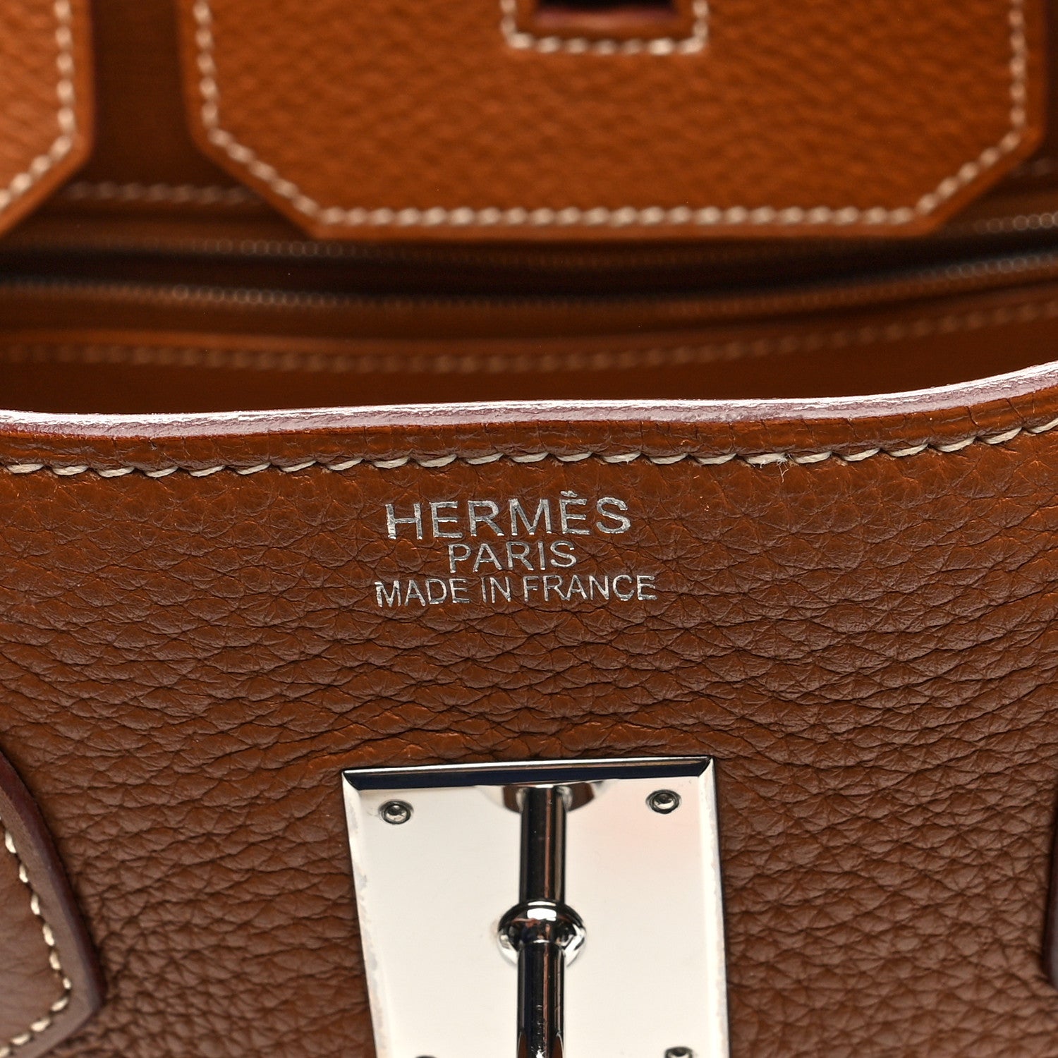 Hermes Taurillon Clemence Birkin 35 Gold 5 of 9
