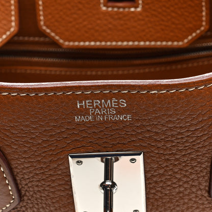 Hermes Taurillon Clemence Birkin 35 Gold 5 of 9
