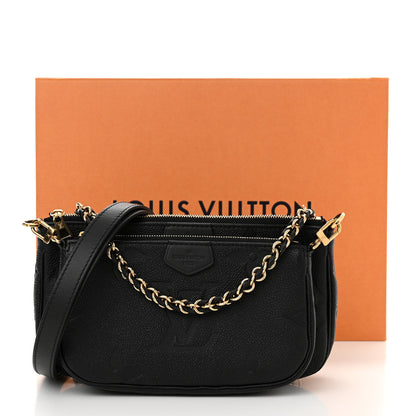 Louis Vuitton Empreinte Monogram Giant Multi Pochette Accessories Black 11 of 11