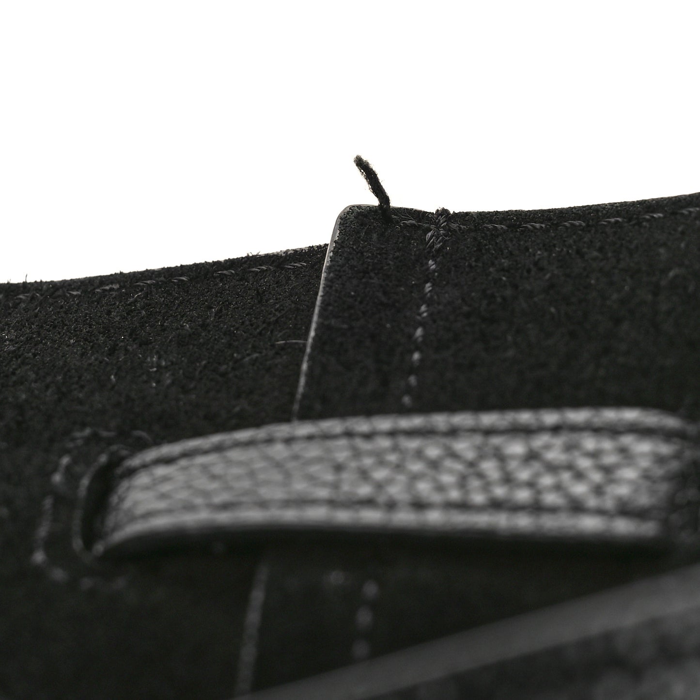 Soft Grained Calfskin Small Belt Cabas Phantom Black