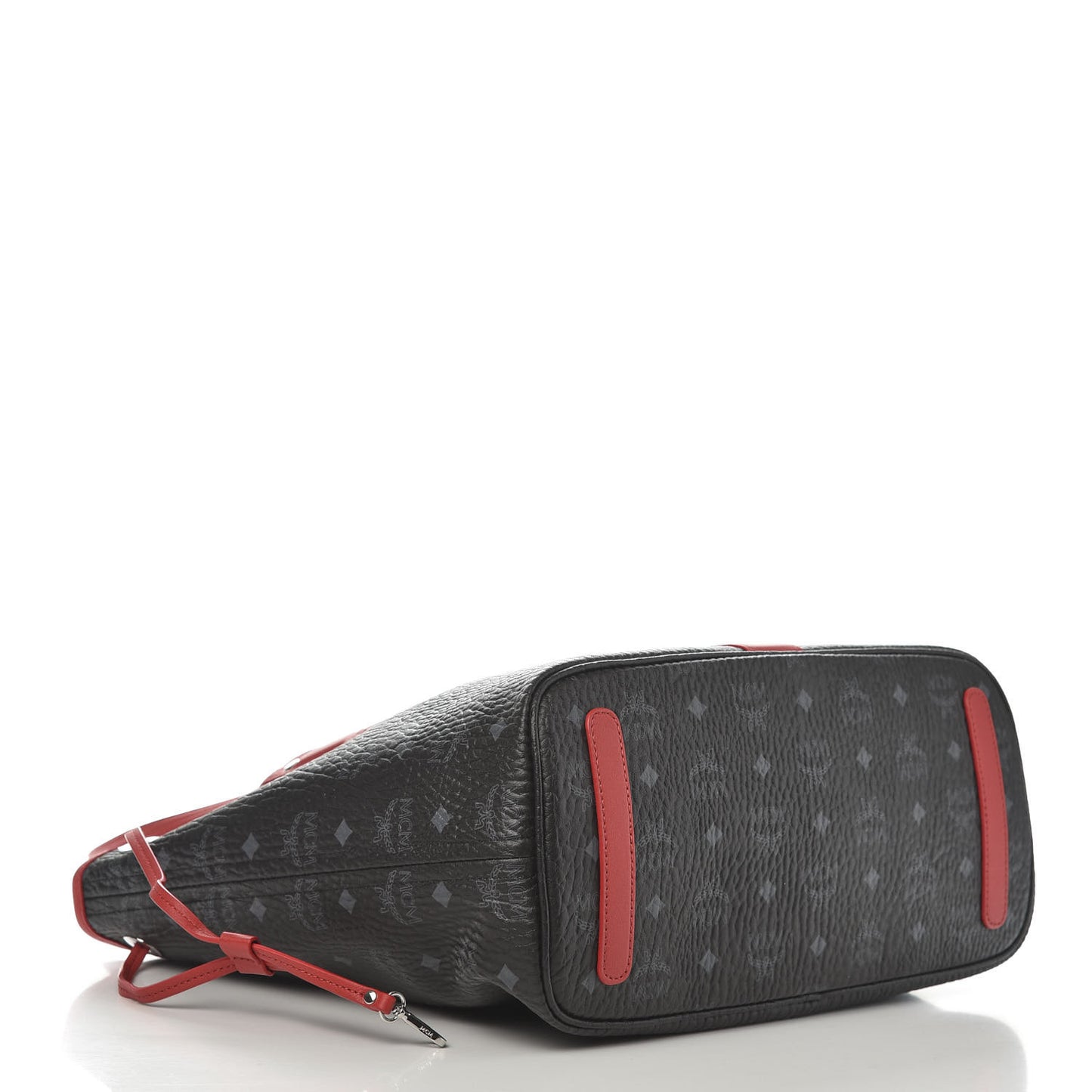 Visetos Medium Liz Reversible Shopper Tote Black Red