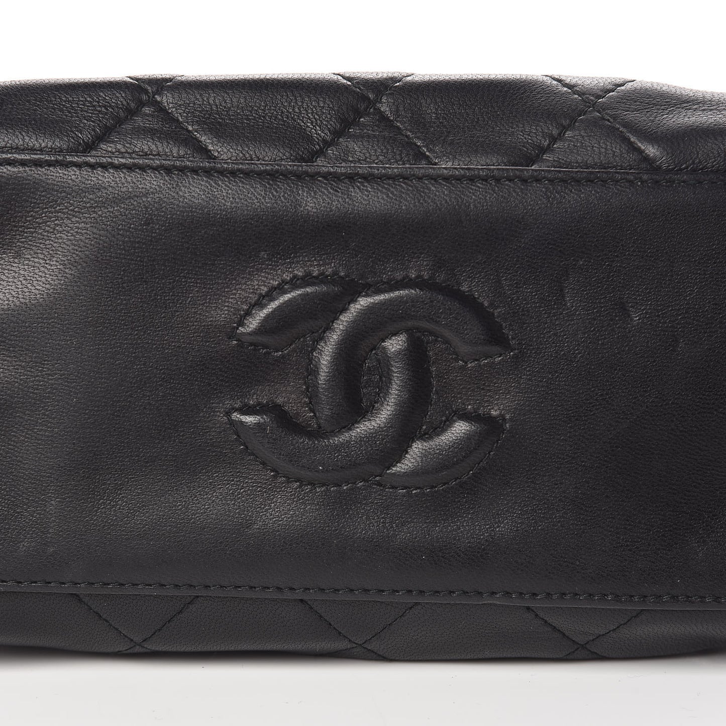 Lambskin Quilted Small Shoulder Bag Black