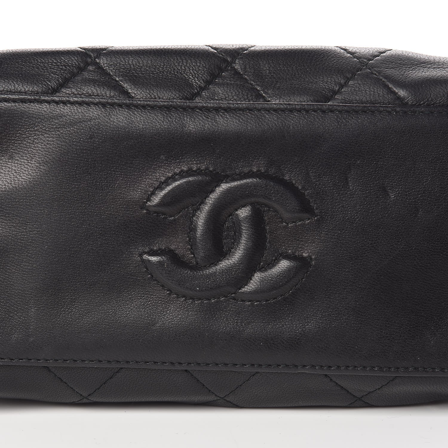 Chanel Lambskin Quilted Small Shoulder Bag Black 11 of 12