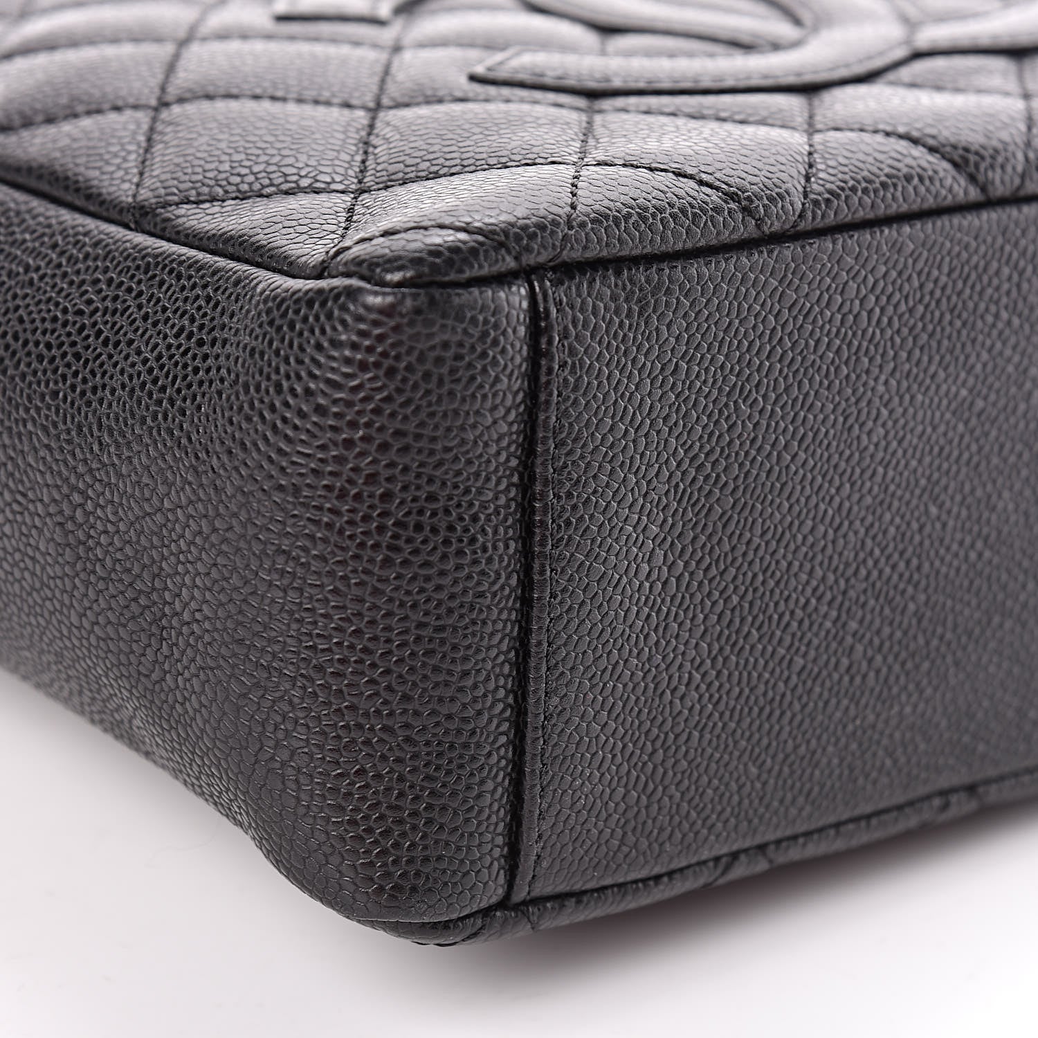 Chanel Caviar Quilted Petit Shopping Tote PST Black 8 of 12