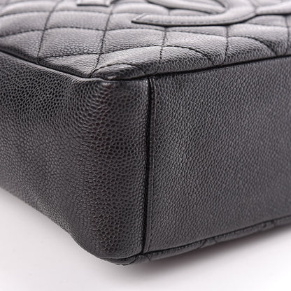 Chanel Caviar Quilted Petit Shopping Tote PST Black 8 of 12