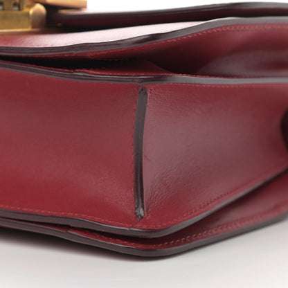 Celine Box Calfskin Small Classic Box Flap Bag Red 10 of 16