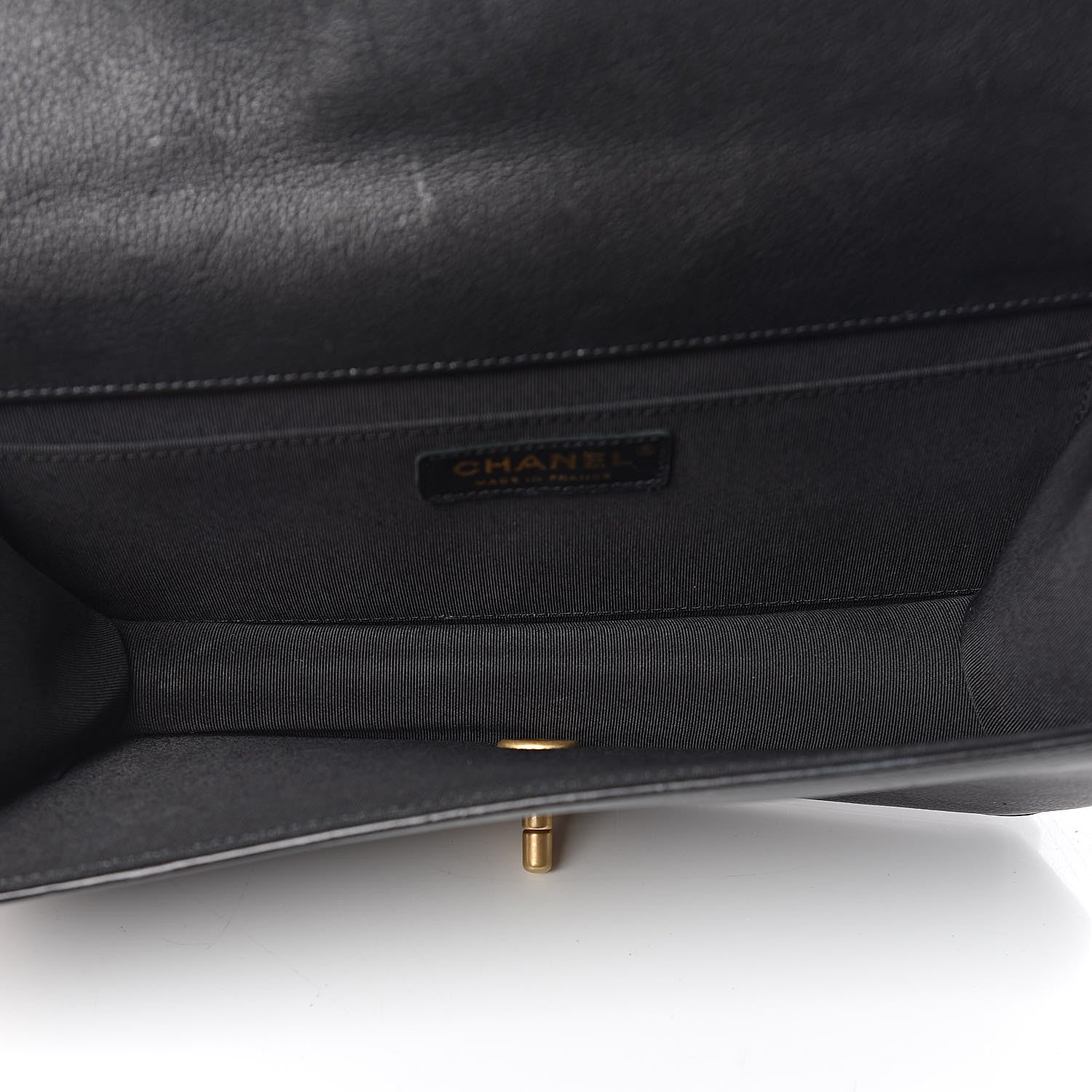 Chanel Grained Calfskin Quilted Medium Flap Black 5 of 10