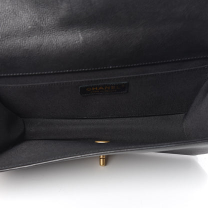 Chanel Grained Calfskin Quilted Medium Flap Black 5 of 10