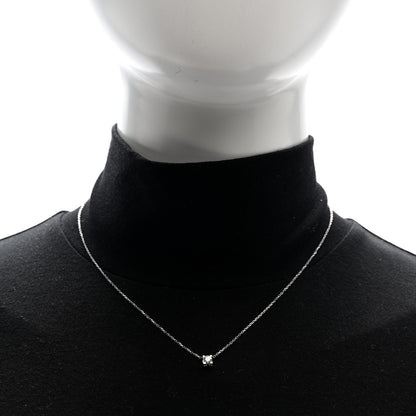 Cartier 18K White Gold Diamond .24ct C De Cartier Pendant Necklace 2 of 4