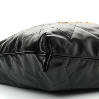 Chanel Shiny Calfskin Quilted Chanel 22 Black 8 of 9