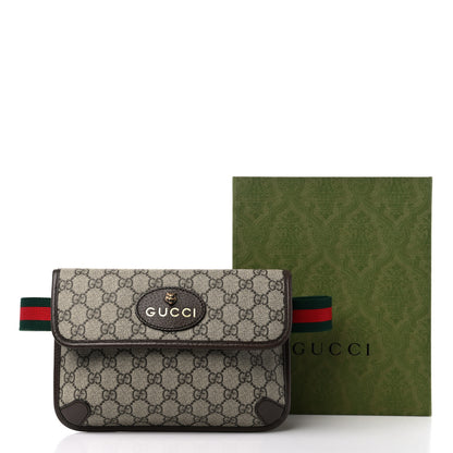 Gucci GG Supreme Monogram Neo Vintage Web Belt Bag Brown 10 of 10