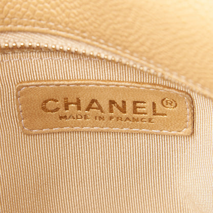 Chanel Caviar Quilted Grand Timeless Tote GTT Beige 9 of 10