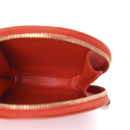 Louis Vuitton Vernis Roses Chapeau Coin Purse Orange Sunset 5 of 6