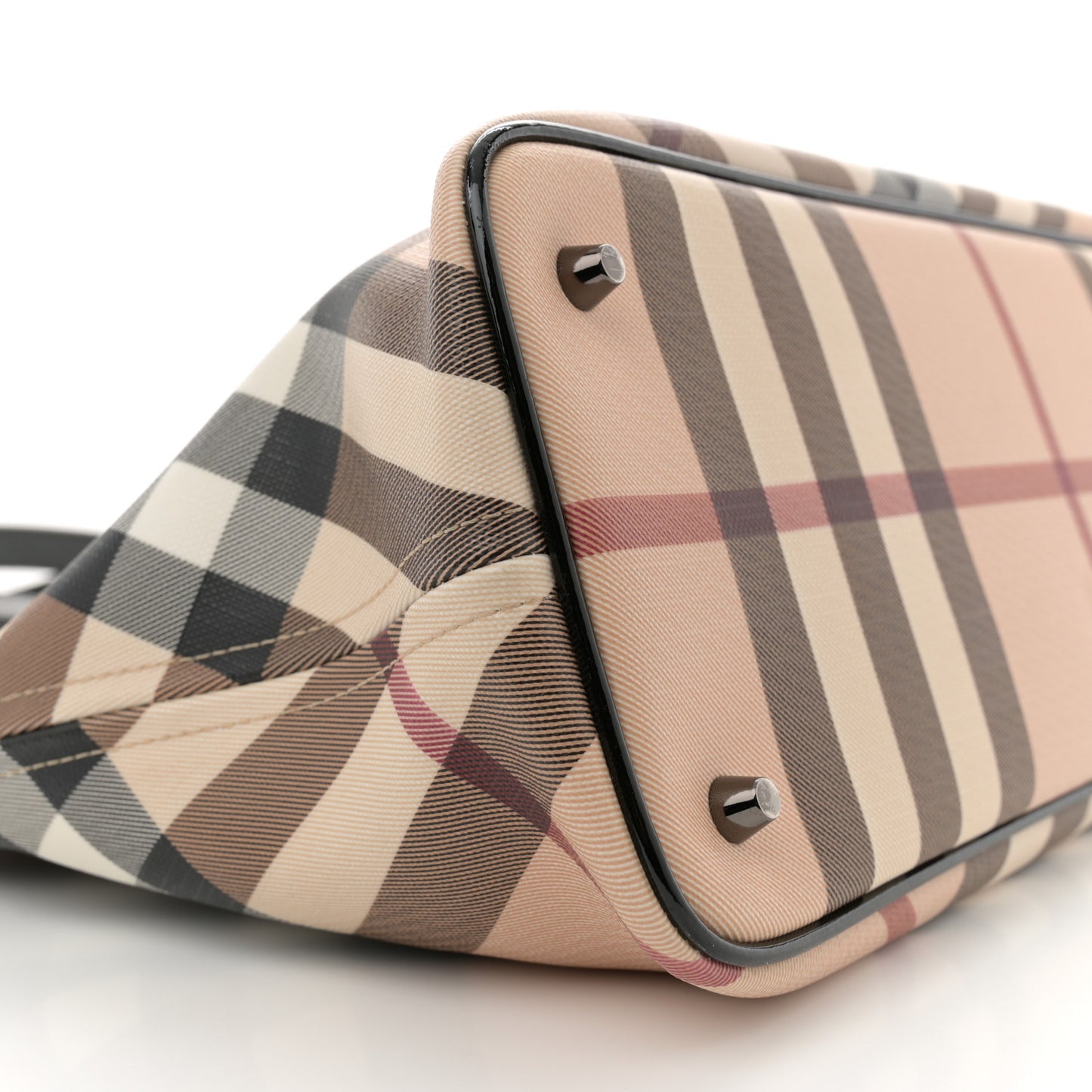 Supernova Check Small Nickie Tote Black