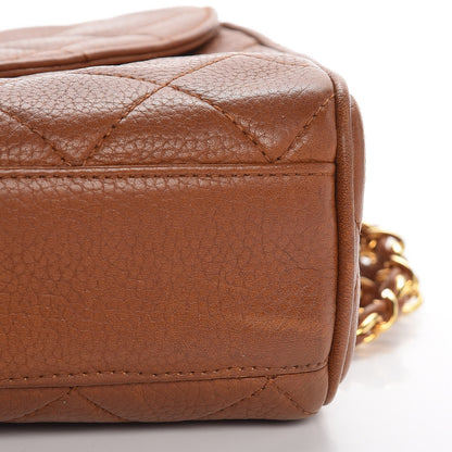 Chanel Caviar Quilted Camera Case Brown 10 of 11