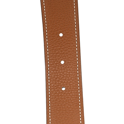 Hermes Box Togo 32mm H Belt 85 Black Gold 5 of 5
