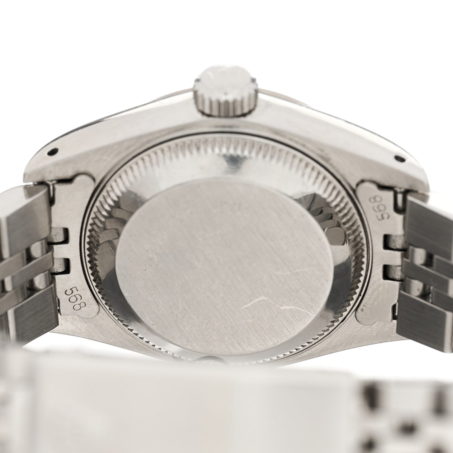 Stainless Steel 18K White Gold 26mm Oyster Perpetual Datejust Watch Pink Roman 69174