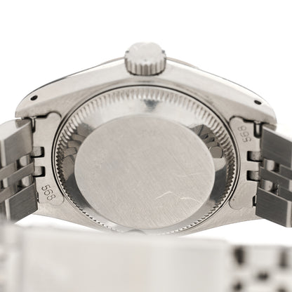 Rolex Stainless Steel 18K White Gold 26mm Oyster Perpetual Datejust Watch Pink Roman 69174 4 of 4