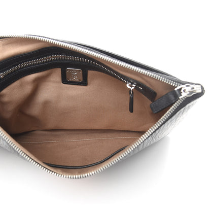 MCM Visetos Medium Punk Rabbit Crossbody Pouch Black 5 of 10