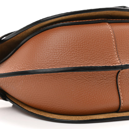 Loewe Pebble Grain Calfskin Mini Gate Dual Bag Tan 8 of 9
