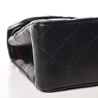 Chanel Lambskin Quilted Jumbo Double Flap Black 8 of 11