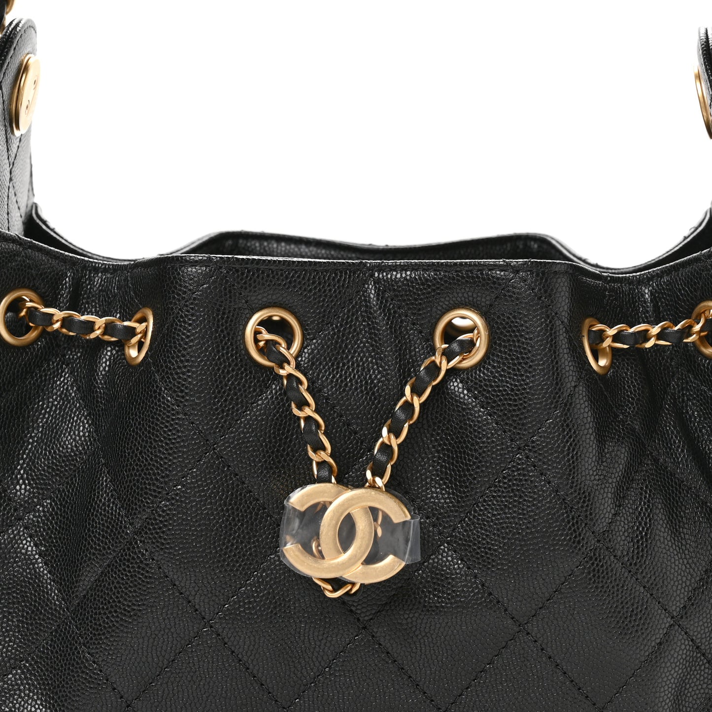 Caviar Quilted Mini Chanel 25 Handbag Black