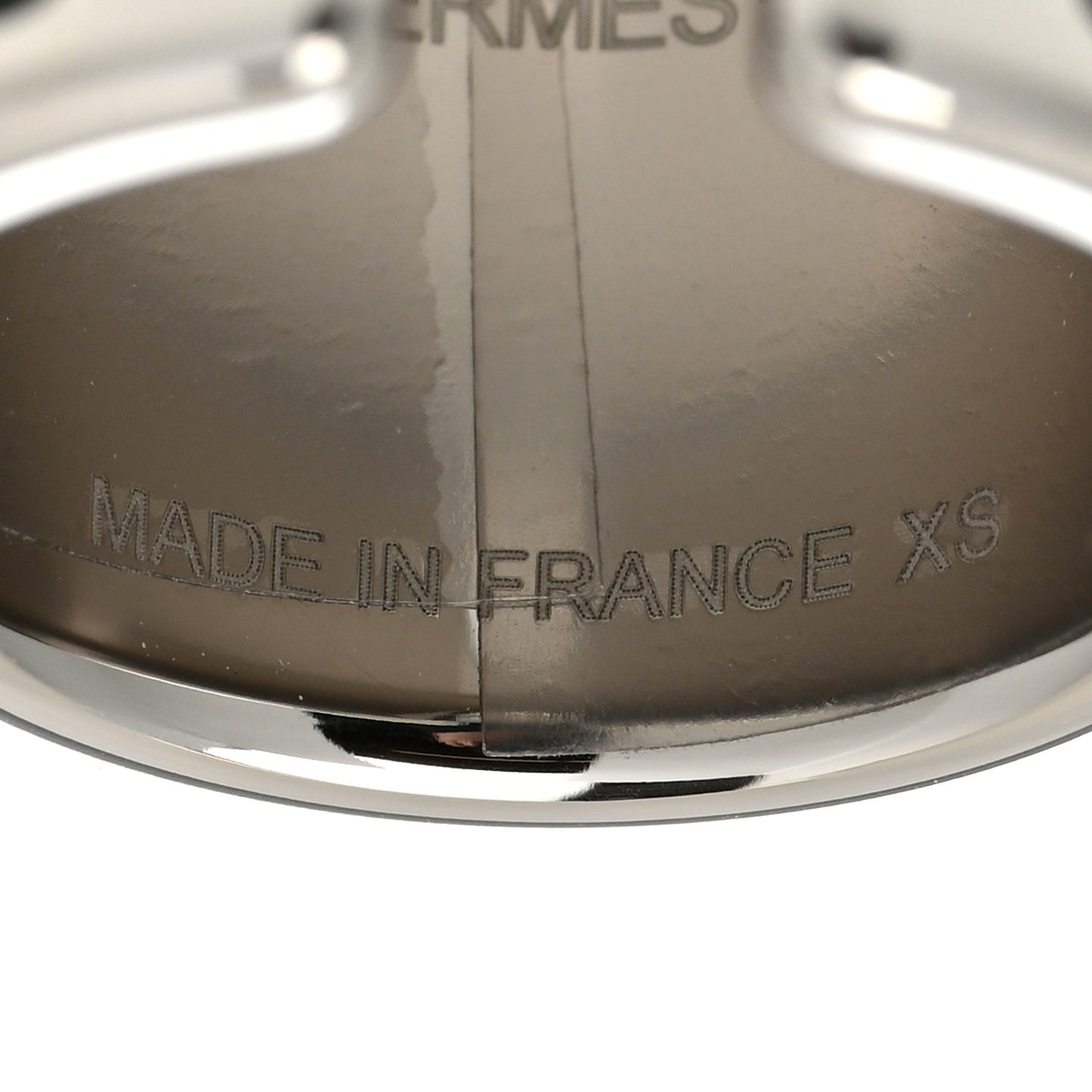 Madame Calfskin Large Olympe Ring XS 50 5.25 Black