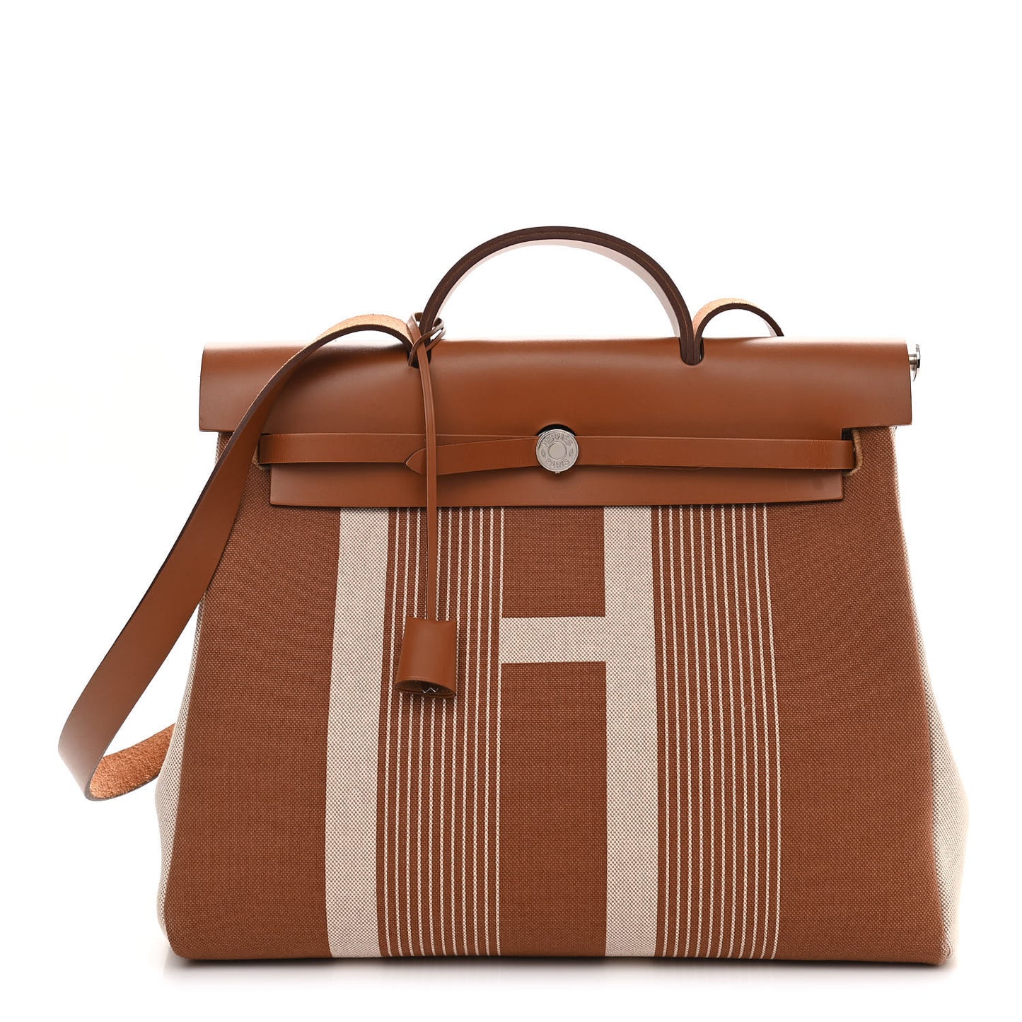 Vache Hunter Toile H Vibration Herbag Zip 39 MM Fauve Ecru Beige