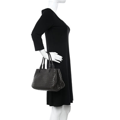 Bottega Veneta Nappa Intrecciato Woven Tote Ebano 2 of 14