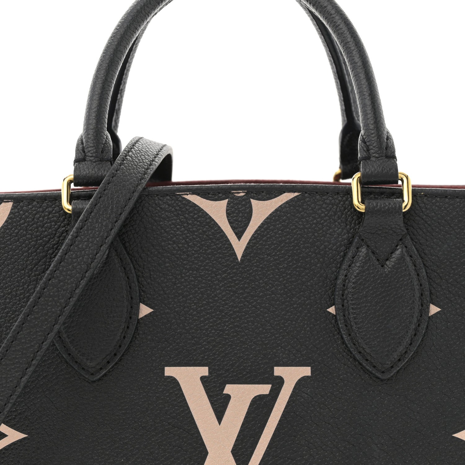 Louis Vuitton Empreinte Monogram Giant Onthego PM Black Beige 8 of 11