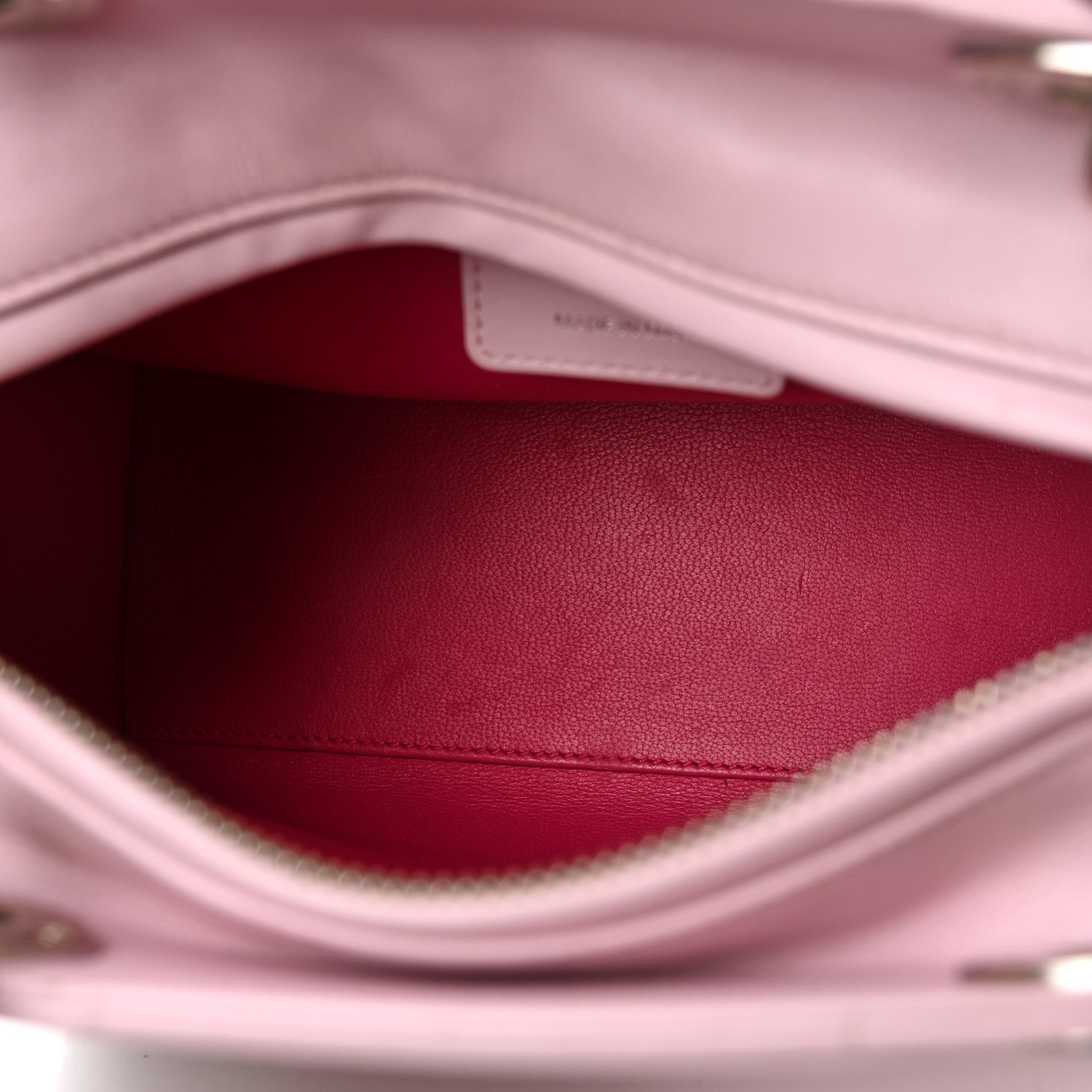 Christian Dior Calfskin Patent Embroidered Valentines Day Heart Medium Lady Dior Pink Multicolor 5 of 18