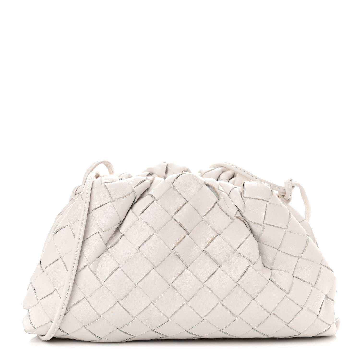 Bottega Veneta Nappa Intrecciato The Mini Pouch Chalk 1 of 13