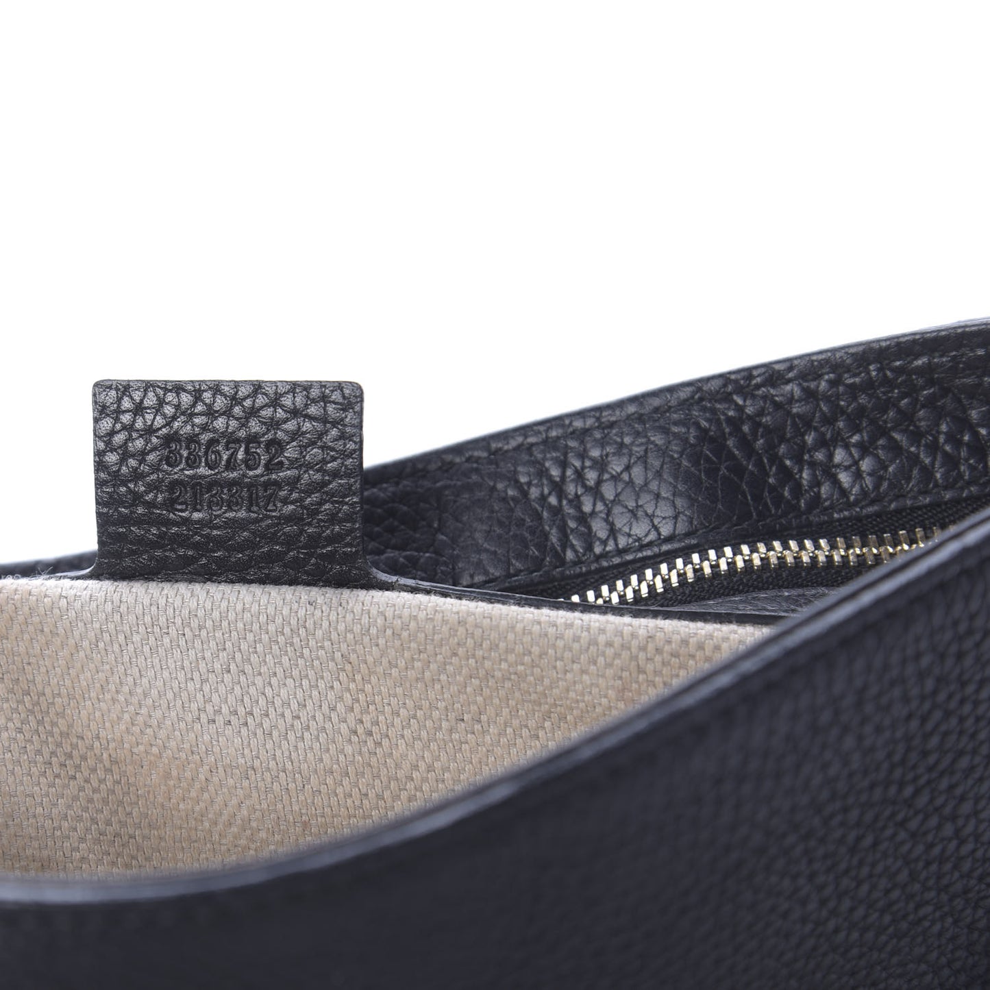 Pebbled Calfskin Medium Soho Flap Crossbody Black