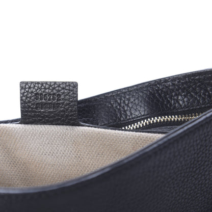 Gucci Pebbled Calfskin Medium Soho Flap Crossbody Black 11 of 12