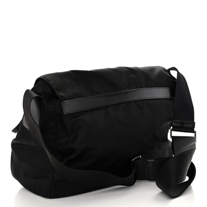 Prada Tessuto Nylon Messenger Bag Black 3 of 9