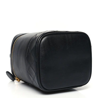 Chanel Lambskin Vanity Cosmetic Case Black 4 of 14