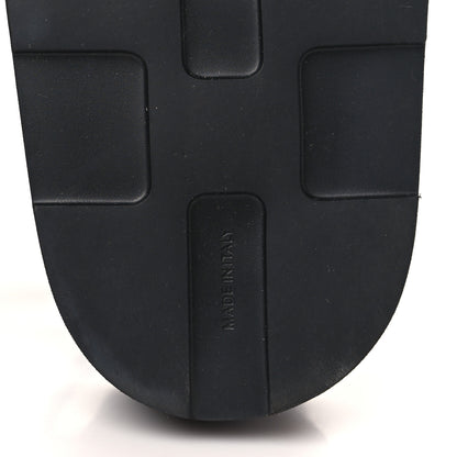 Hermes Calfskin Womens Enid Sandals 37 Black 6 of 8