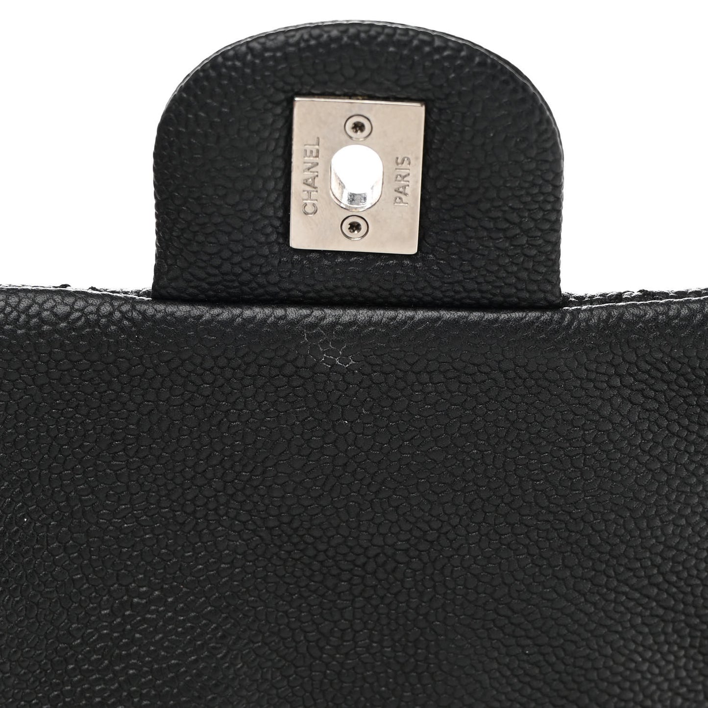 Caviar Quilted Jumbo Easy Flap Black