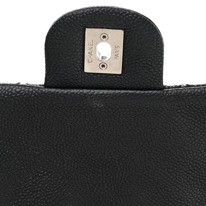 Chanel Caviar Quilted Jumbo Easy Flap Black 12 of 13