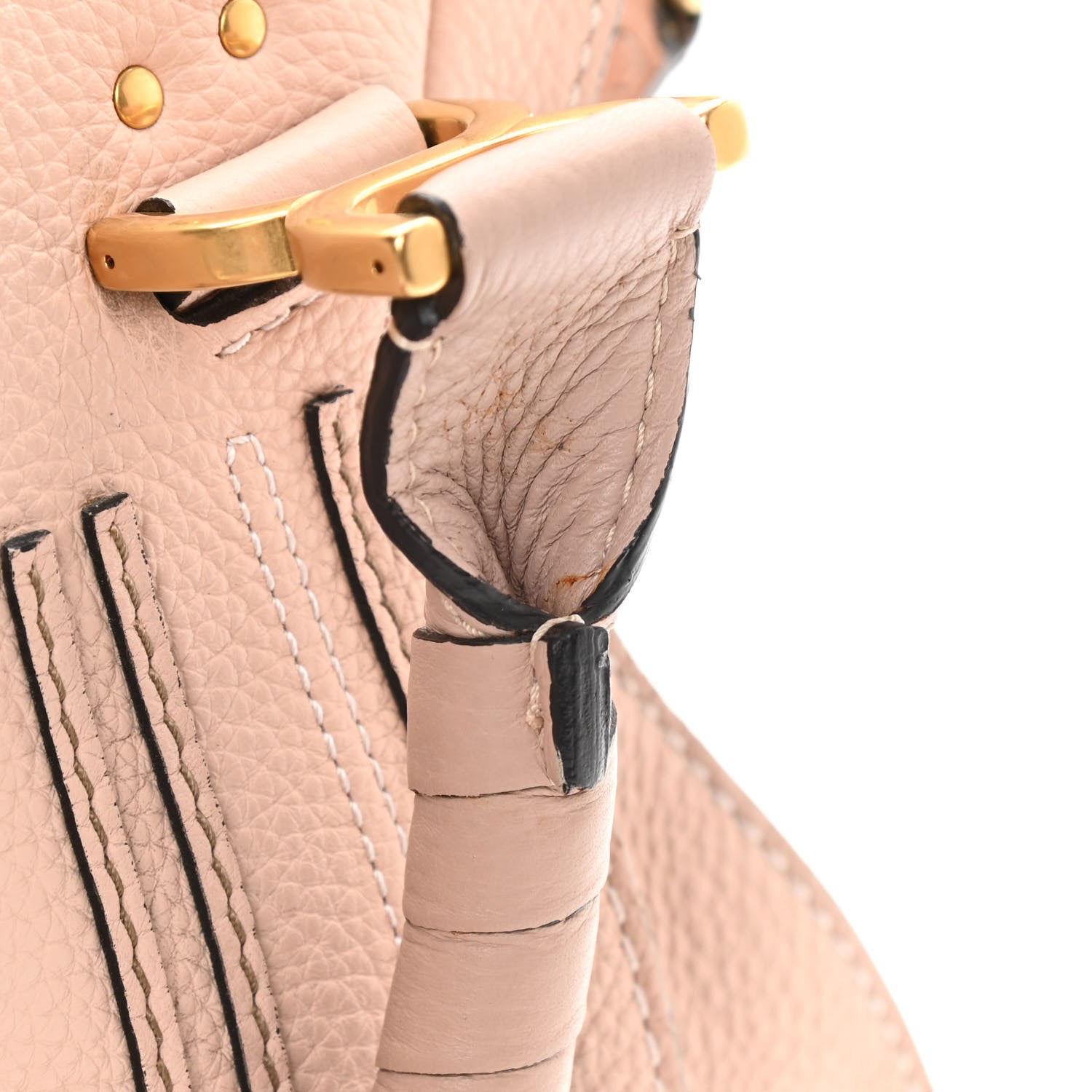 Chloe Calfskin Medium Marcie Satchel Blush Nude 10 of 16